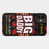 Big Daddy Canadian Maple (Your Name) on Black Case-Mate iPhoneケース (裏面(横))