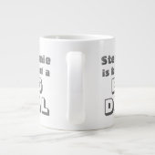 Big Dealパーソナライズされた Coffee Jumbo Mugおもしろいに名前を付ける ジャンボコーヒーマグカップ (裏面)
