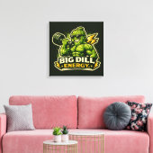 Big Dill Energy - グルメな仲間たち キャンバスプリント (インサイチュ (リビング))