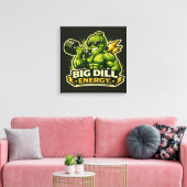 Big Dill Energy - フードィーな仲間たち キャンバスプリント (インサイチュ (リビング))