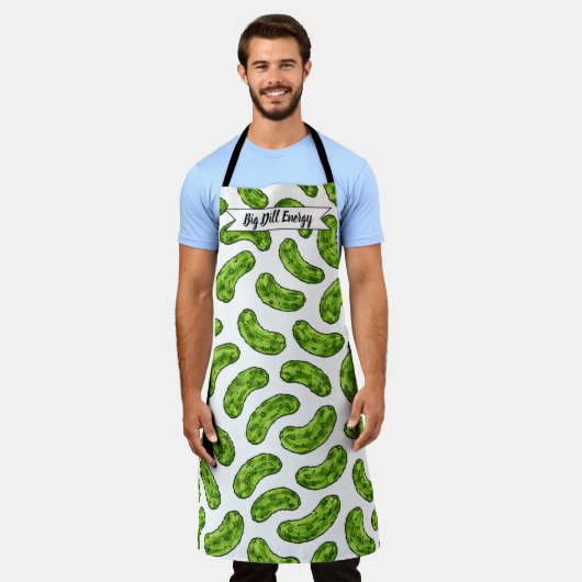 Big Dill Energy Apron エプロン (着用した状態)