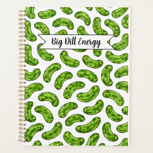 Big Dill Energy Spiral Planner プランナー手帳 (正面)