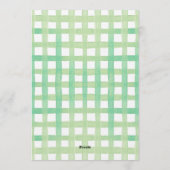 Big Dill Pickle Girl Birthday Any Age Photo  招待状 (裏面)