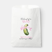 Big Dill Watercolor Coquette Pickle Baby Shower フェイバーバッグ (正面)