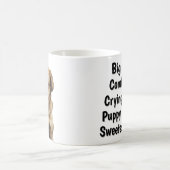 Big Dog Comforts Crying Tiny Puppy Mug コーヒーマグカップ (中央)