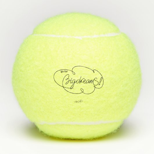 BIG DREAMS - CloudS Tennis はっきりした Ball テニスボール (正面)