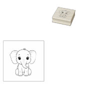 Big Ears, Bigger Heart ラバースタンプ (押印)