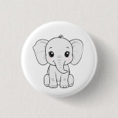 Big Ears, Bigger Heart 缶バッジ (正面)