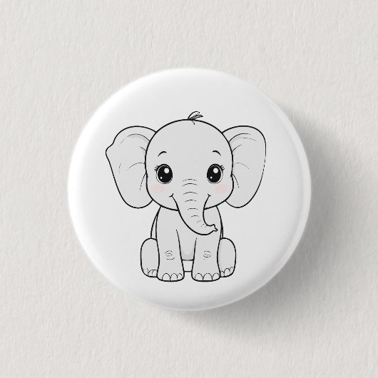 Big Ears, Bigger Heart 缶バッジ (正面)