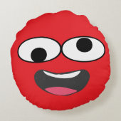 Big Expression – Cartoon Face ラウンドクッション (裏面)