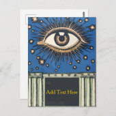 Big Eye、パーソナライズされた追加文字、 ポストカード (正面/裏面)