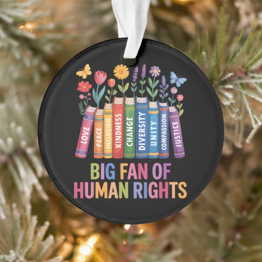 Big Fan Of Human Rights オーナメント (ツリー)