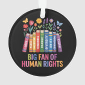 Big Fan Of Human Rights オーナメント (裏面)