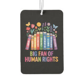 Big Fan Of Human Rights カーエアーフレッシュナー (裏面)