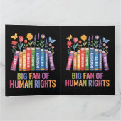 Big Fan Of Human Rights  カード (内部)