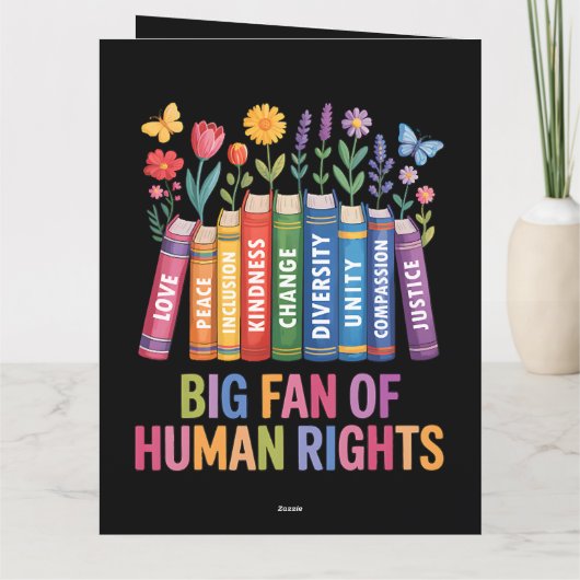 Big Fan Of Human Rights  カード (裏面)