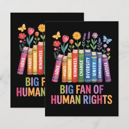 Big Fan Of Human Rights  カード (正面/裏面)