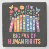 Big Fan Of Human Rights  ストーンコースター (正面)