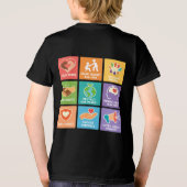 Big fan of human rights トライブレンドTシャツ (裏面)