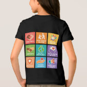 Big fan of human rights トライブレンドTシャツ (裏面)