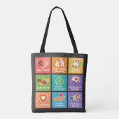 Big fan of human rights トートバッグ (裏面)