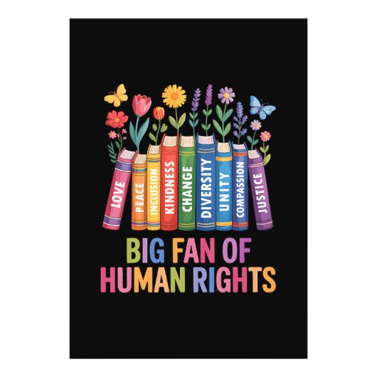 Big Fan Of Human Rights  フォトプリント (正面)