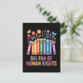 Big Fan Of Human Rights  ポストカード (スタンド正面)