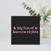 Big fan of human rights 招待状 (スタンド正面)
