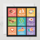 Big fan of human rights 招待状 (裏面)