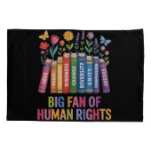 Big Fan Of Human Rights 枕カバー (裏面)