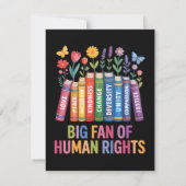 Big Fan Of Human Rights  案内状 (裏面)