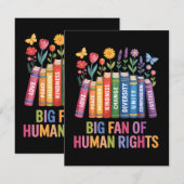 Big Fan Of Human Rights  案内状 (正面/裏面)