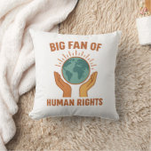 Big Fan of Human Rights Home Decor クッション (ブランケット)