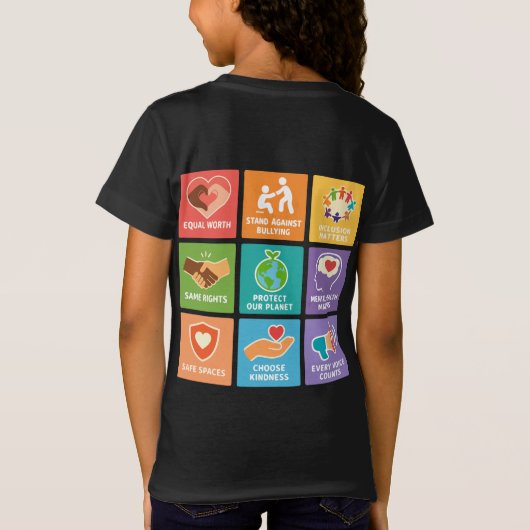 Big fan of human rights tシャツ (裏面)