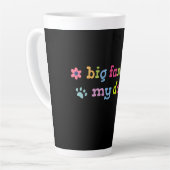 Big fan of my dog カフェラテマグ (左アングル)