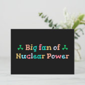 Big Fan of Nuclear Power 招待状 (スタンド正面)