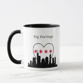 Big Feelings Chicago Skyline Mug マグカップ (左)