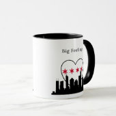 Big Feelings Chicago Skyline Mug マグカップ (正面右)