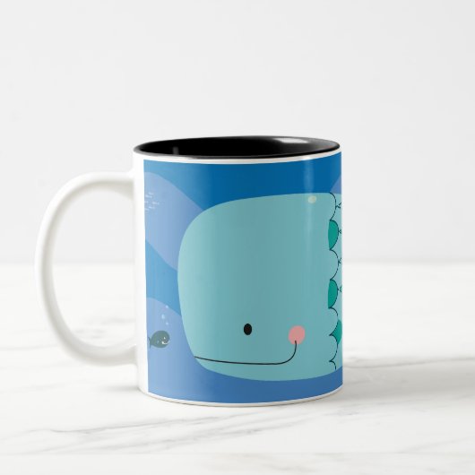 Big fish! ツートーンマグカップ (左)