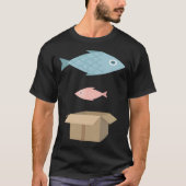 Big fish little fish cardboard box tシャツ (正面)