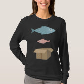 Big fish little fish cardboard box tシャツ (正面)