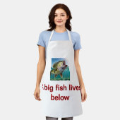 Big Fish Lives Below Apron エプロン (着用した状態)