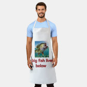 Big Fish Lives Below Apron エプロン (着用した状態)