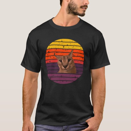 Big Floppa Meme Cute AKA Gregory  ears  1 Tシャツ (正面)