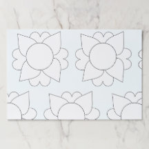 Big Flower Kids Coloring Sheets 