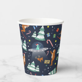 Big Foot, Aliens, & Reindeer Christmas 紙コップ