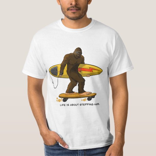Big foot surfer tシャツ (正面)
