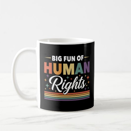 Big Fun of Human Rights コーヒーマグカップ (左)