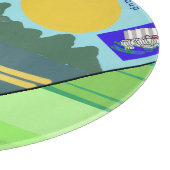 Big Funny Eggs Crossing the Road Paper cup カッティングボード (角)