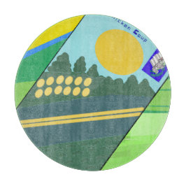 Big Funny Eggs Crossing the Road Paper cup カッティングボード